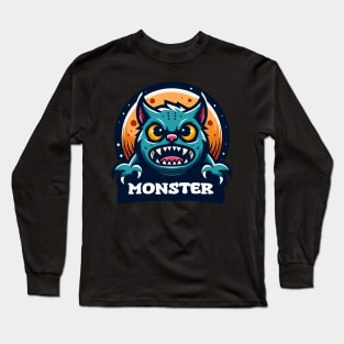 Monster cat Long Sleeve T-Shirt